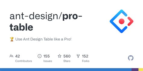 GitHub - ant-design/pro-table: 🏆 Use Ant Design Table like a Pro!