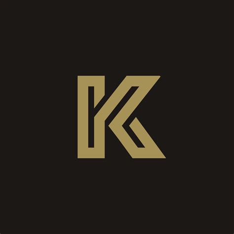 Luxury Letter K Logo design concept template 606536 Vector Art at Vecteezy