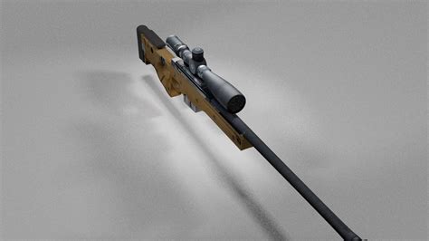 3d l115a3 long range rifle model