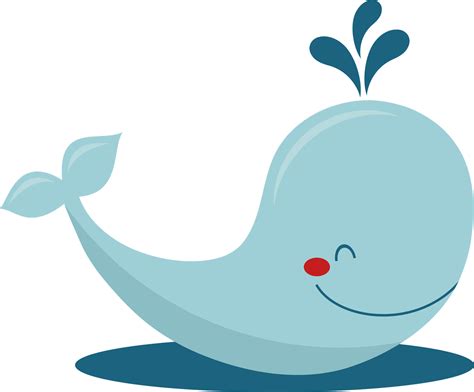 Cartoon whale clip art free vector in open office drawing svg | Clip ...