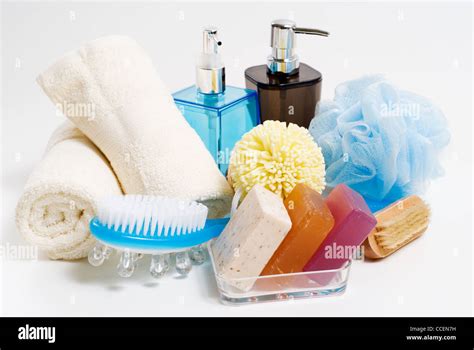 Health and beauty personal hygiene care products Stock Photo - Alamy