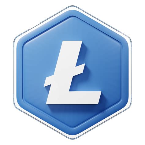 Litecoin LTC Badge Crypto 3D Rendering 11307286 PNG