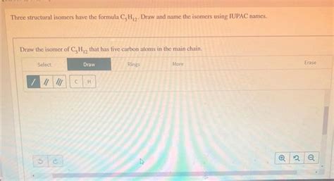 Solved Three structural isomers have the formula C5H12. Draw | Chegg.com