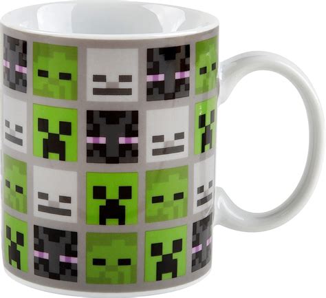 Minecraft Creeper Multi Face Mug – MUGs a Go Go