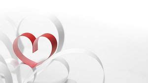 Simple red love heart PPT background picture PowerPoint Templates Free ...