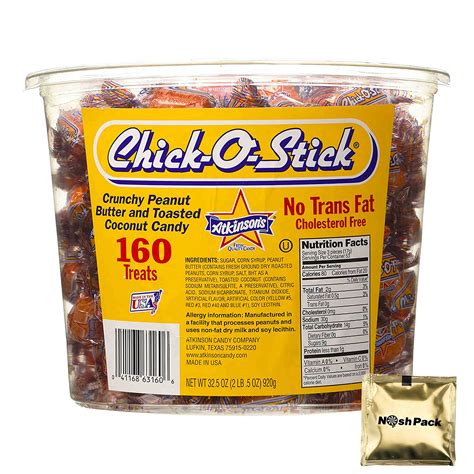 Buy Chick-o-Stick Crunchy Peanut Butter and Toasted Coconut Candy ...