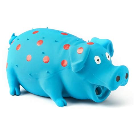 Vibrant Life Playful Buddy Pigglesworth Latex Pig Dog Toy, Color May ...