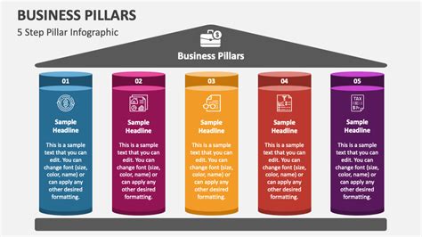 Pillars Powerpoint Template Business