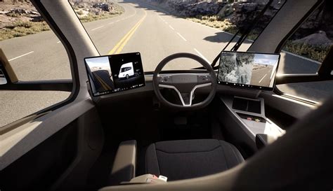 Tesla Semi truck production interior teased | Tesla Bot Forum