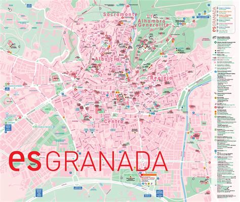 Printable Street Map Of Granada Spain - Printable Maps