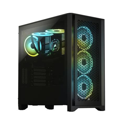 Vỏ Case Corsair 4000D Airflow TG Black (Mid Tower/Màu Đen)