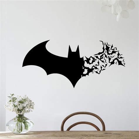 Batman Wall Decals Kids Wall Decorative Sticker Vinyl Self Adhesive ...