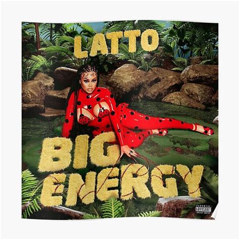 "Big Energy Latto" Poster for Sale by balmontipie | Redbubble