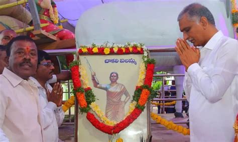 Harish Rao: Chakali Ilamma, a symbol of self-respect