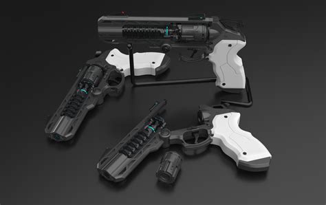 ArtStation - SciFi Revolver 01