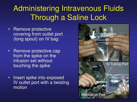 PPT - Initiating a Saline Lock and Intravenous Infusion PowerPoint ...