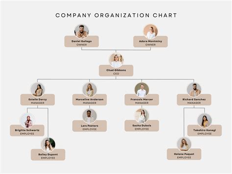 Organizational Chart Free Template