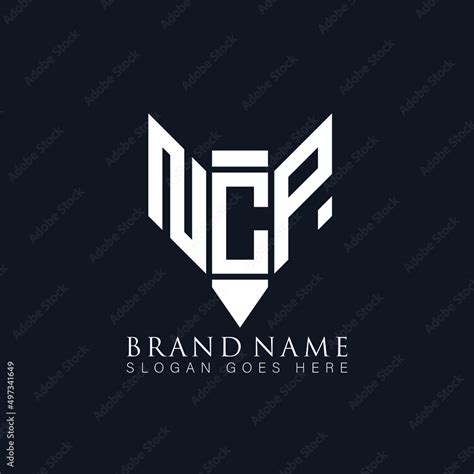 NCP letter logo design on white background.NCP creative monogram ...