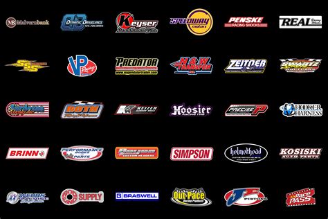 Race Car Sponsorship Logos