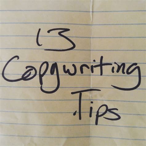 13 Quick Copywriting Tips - Donnie Bryant | Direct Response Copywriter