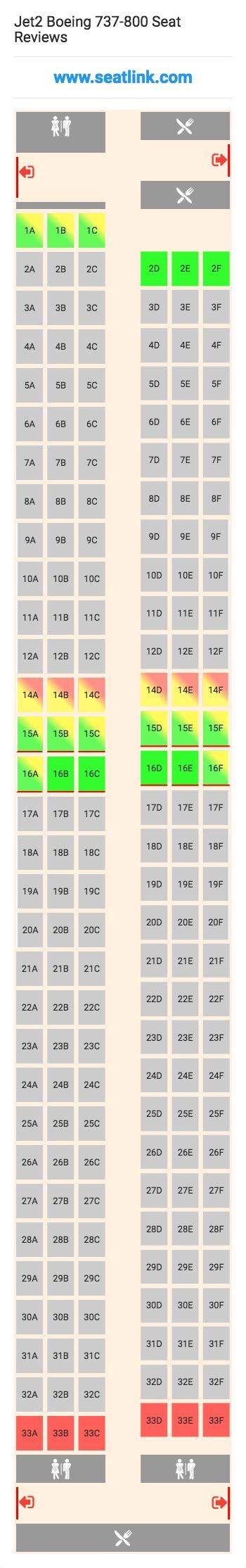 Boeing 737 800 Seating Chart Thomson | Cabinets Matttroy