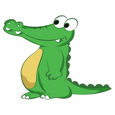 Crocodile coloring cartoon design on transparent background 11288627 PNG