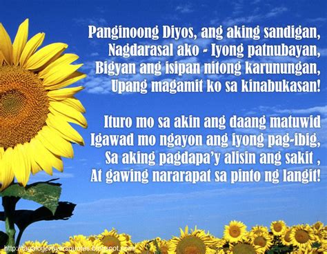 Tagalog Prayers and Christian Quotes: Tagalog Prayers for Students