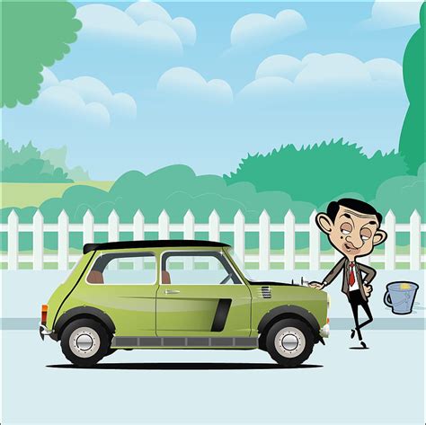 Mr bean car tuned, anime, carros, cartoon, classic, fun, mini, mrbean ...