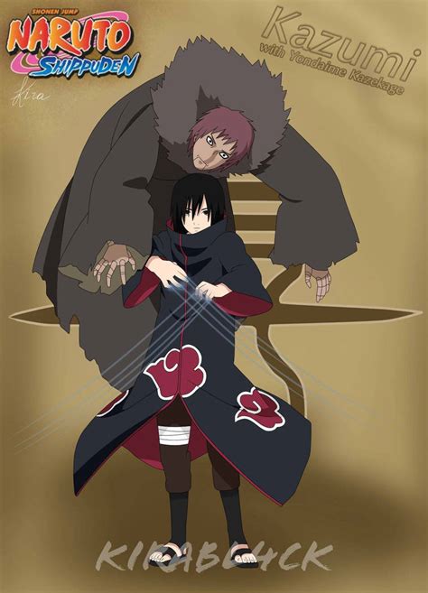 Kazumi Uchiha and the 4th kazekage's puppet 2 by KiraBl4ck on DeviantArt