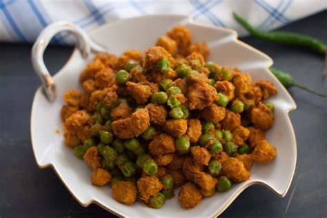 Soya Chunk And Green Peas Sabzi Recipe by Archana's Kitchen