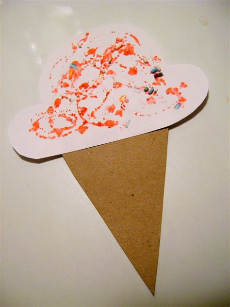 Preschool Crafts for Kids*: Ice Cream Paper Craft