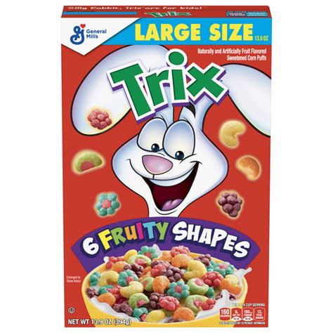 Save on General Mills Trix Cereal 6 Fruity Shapes Large Size Order ...