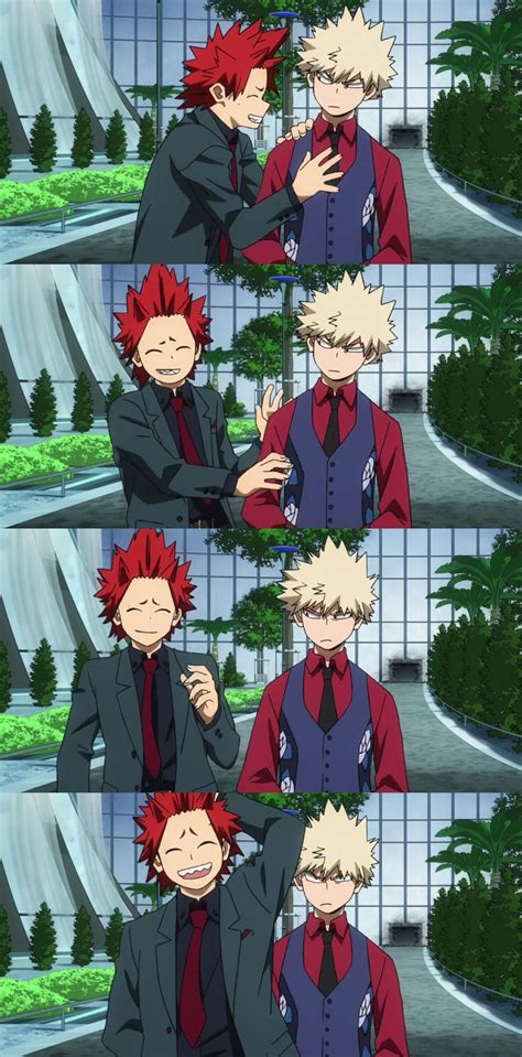 Kirishima Eijirou • Bakugou Katsuki | Cute anime guys, Hero academia ...