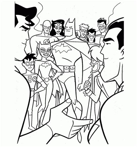 Dc Super Friends Coloring Pages Coloring Pages