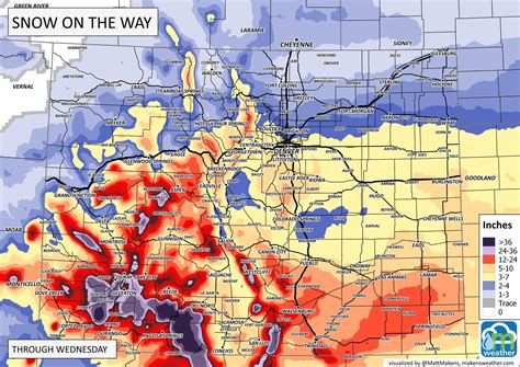 Colorado weather: Snowfall forecast and travel impacts, Denver on edge ...