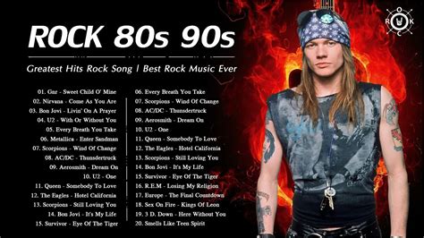 80s 90s Rock Collection | Best Rock Songs Of 80s 90s | Rock Playlist ...