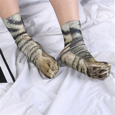 Confuse Your Cat With These Realistic Paw Socks!