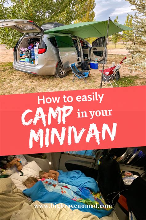 How to Easily Turn Your Minivan into a Minivan Camper! — Big Brave Nomad