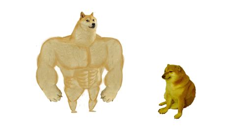 Buff Doge vs Cheems Meme Template - Piñata Farms - The best meme maker ...