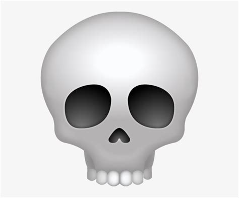 Download Skull Clipart Emoji - Skull Emoji - HD Transparent PNG ...