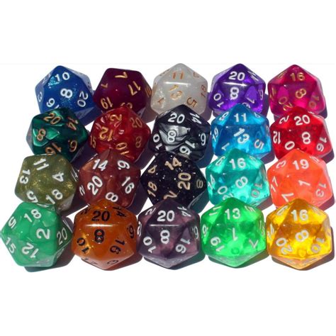 The 20/20 Dice Pack | Twenty 20-Sided Dice - Walmart.com - Walmart.com