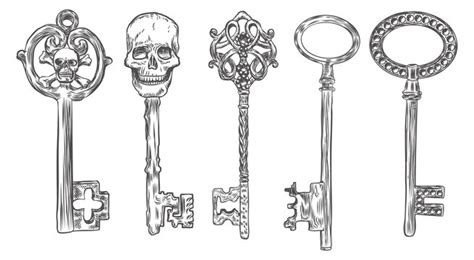 Skeleton Key Drawing Images – Browse 2,718 Stock Photos, Vectors, and ...