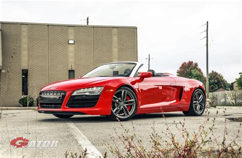 SOLD! - 2015 Audi R8 Spyder - Brilliant Red / Black Leather - Thank you ...