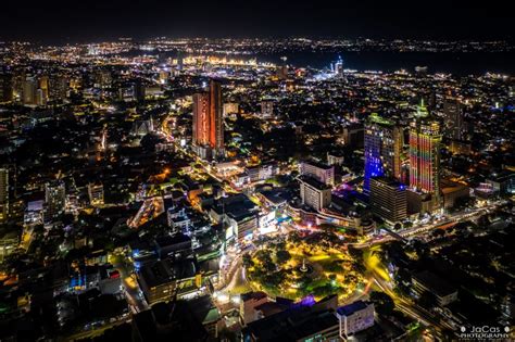 Photographer showcases captivating aerial night photos of Cebu City ...