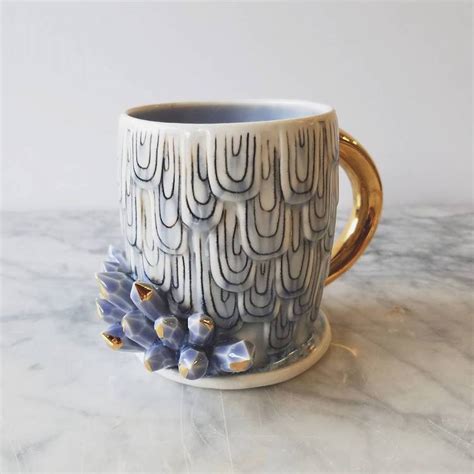 Custom Ceramic Coffee Mugs Doubles as Sculptural Works of Art