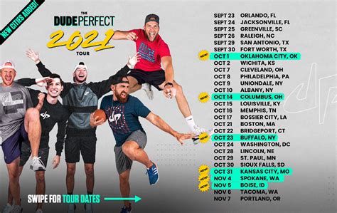 Dude Perfect on Twitter: "🚨 2021 TOUR UPDATE! 🚨 The bad news: We have ...