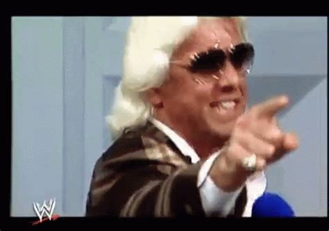 Ric Flair Points GIF - Ric Flair Nature - Discover & Share GIFs