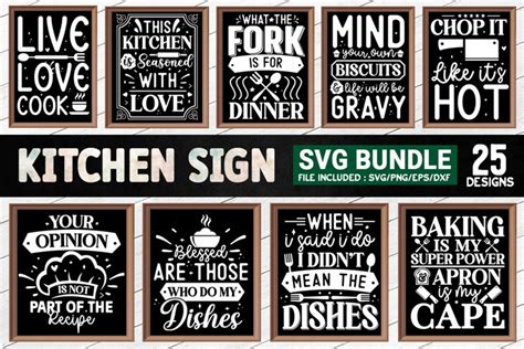 Kitchen Wall Decor Set Of Cool Funny Kitchen Signs Wall Decor ...