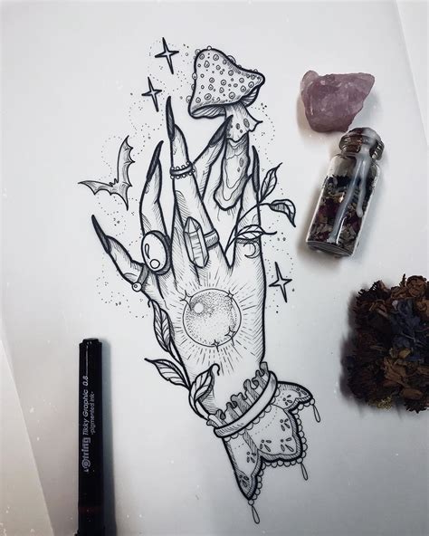 @stephanietattooer on Instagram: “**SOLD** Witch hand i would really ...