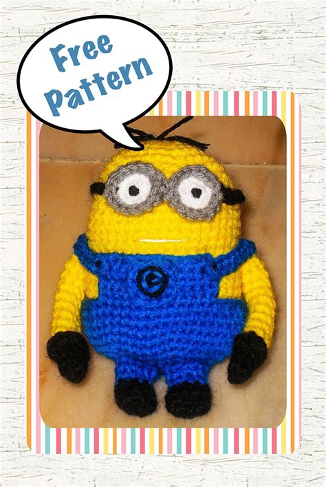 Despicable Me Minion Crochet Pattern (Free) ~ Snacksies Handicraft Corner